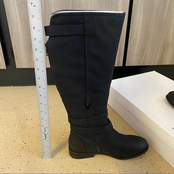 NEW Madden Girl Karmin Black Tall Boots Knee High - Picture 6 of 8